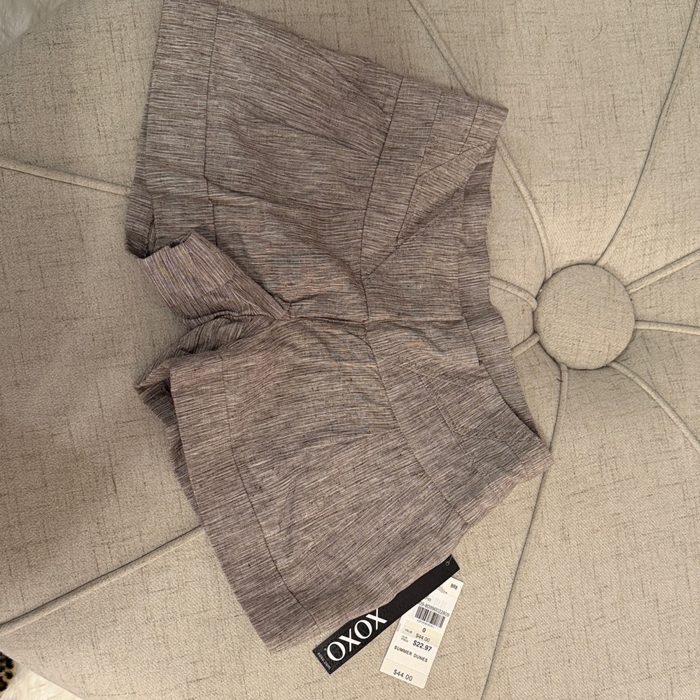 XOXO Women's High Waist Gray Shorts